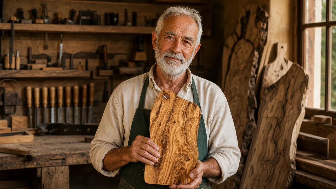 Olive Wood Charcuterie Board (11